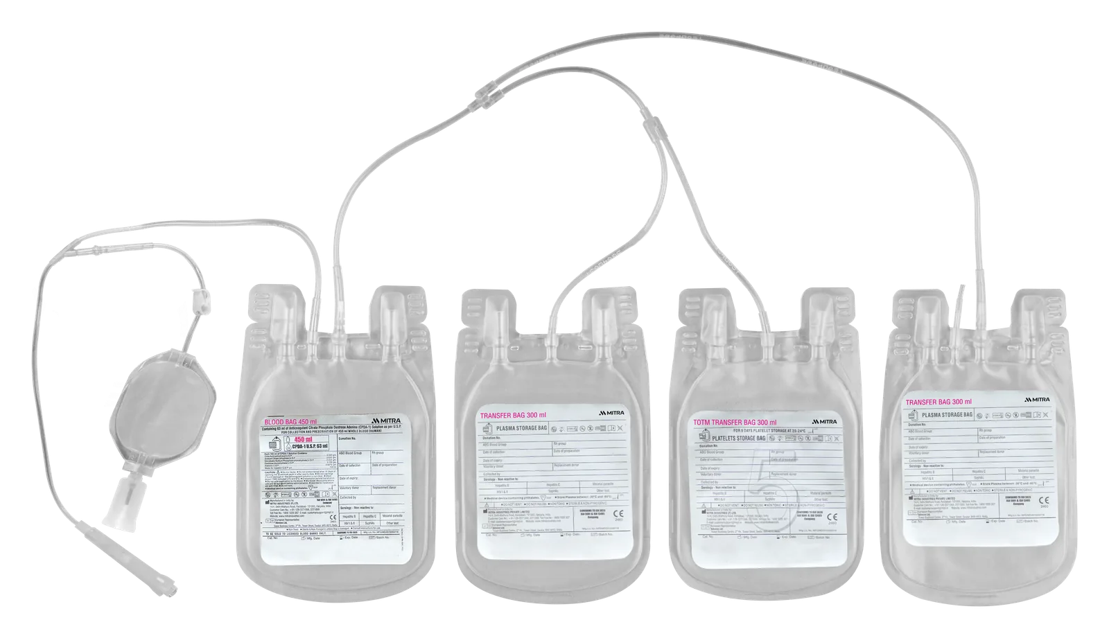 Quadruple Blood TAT Bag