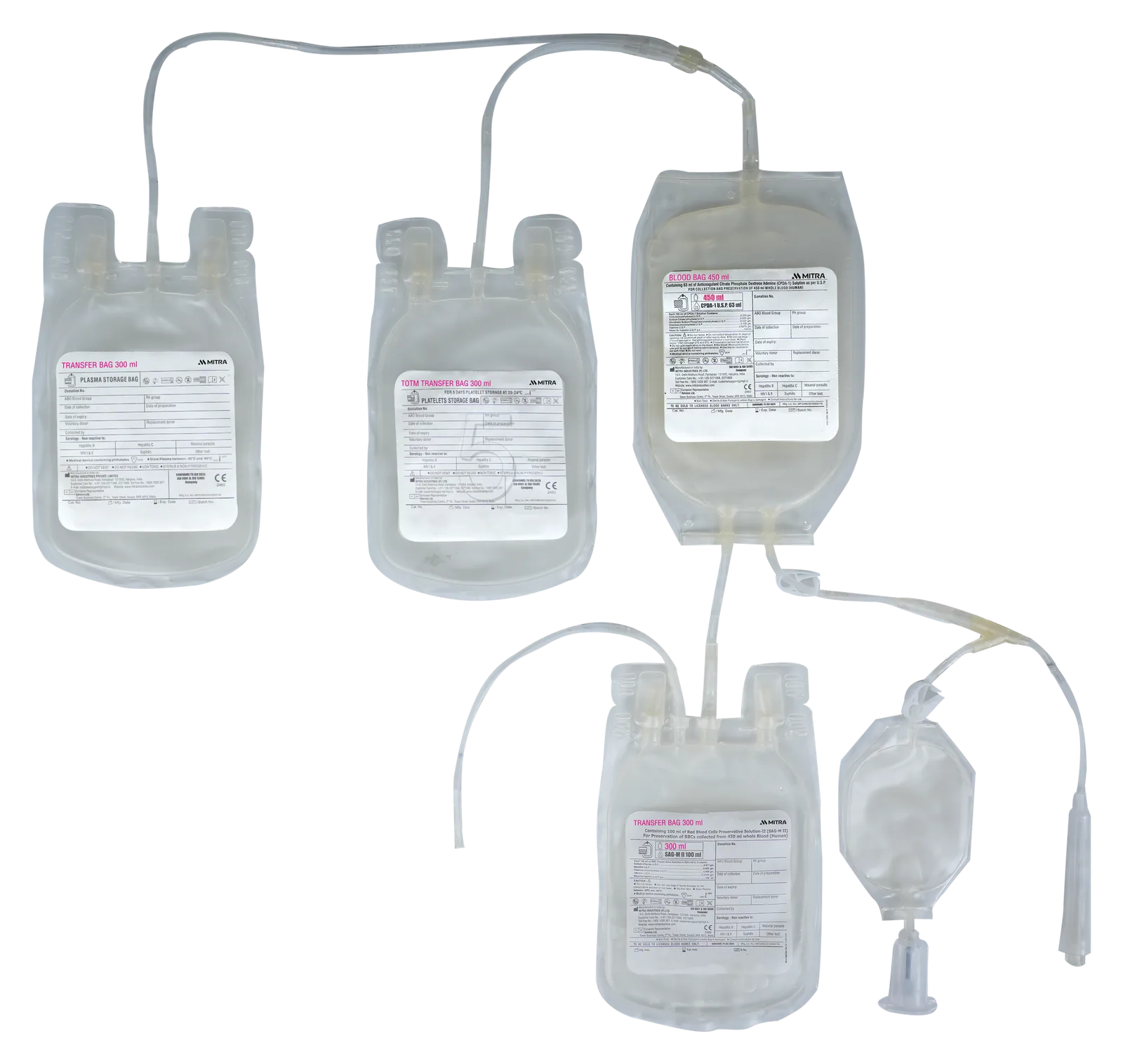 Ultra Blood Bags Range